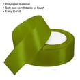 thumbnail image 3 of Unique Bargains 1.5 Inch Wide 24 Yards Satin Ribbon, 2 Pack Double Face Solid Crafts Roll for Party Home DIY Wrapping Decoration, Grass Green, 3 of 6