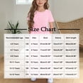 thumbnail image 2 of Bwiyojiz Fashion Sizes 120-170 Children's Solid Color Short Sleeve Ruffled Pockets Round-Neck Printed Dress for Kids, Red, 2 of 5