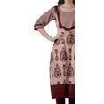 thumbnail image 4 of Moomaya Kurti Droite de Designer pour Femmes Tunique Indienne Imprimée Haut Long Kurta, 4 of 6