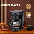 thumbnail image 3 of 650w Automatic Drip Coffee Maker 750ml Large Capacity Espresso Machine with Thermostatic Base for Beginners US Plug, 3 of 5