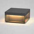 thumbnail image 4 of thinsony Square Stainless Steel LED Waterproof Modern Solar Fence Post Lights, 4 of 9