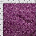 thumbnail image 3 of oneOone Cotton Cambric Purple Fabric Asian Block Print Craft Projects Decor Fabric Printed By The Yard 56 Inch Wide, 3 of 4