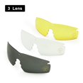 thumbnail image 4 of Polarized Military Sunglasses Ballistic Army Goggles Men Frame 3/4 Lens Combat War Game Eyeshields, 4 of 5