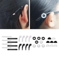 thumbnail image 2 of Universal Eyeglasses Retainers, Silic Anti-Slip Round Glasses Temple Tips 16 Pairs, 2 of 8