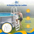 thumbnail image 2 of Échelle en forme de A repliable pour piscine hors terre, 2 of 7
