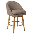 thumbnail image 3 of Better Homes & Gardens Mira Counter Stool 2 Pack, Truffle Brown and Light Honey, 3 of 5