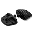 thumbnail image 3 of Krator Planches de Sol Mini Noires Compatibles avec Harley Davidson V Rod VRSCAW 2007-2010, 3 of 5