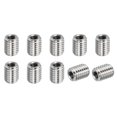 thumbnail image 1 of Unique Bargains Adaptateurs Filetage Manchon Réducteur Écrou M8x1.25 Mâle à M4x0.7 Femelle pour Réparer Insert Écrou Vis Réducteur 10mm 10 Pcs, 1 of 5