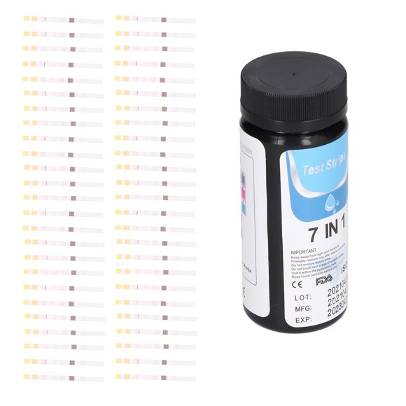 Aquarium Supplies,50Pcs 7 in 1 Water Quality Test Paper Residual Chlorine Test Paper Modern Innovation
