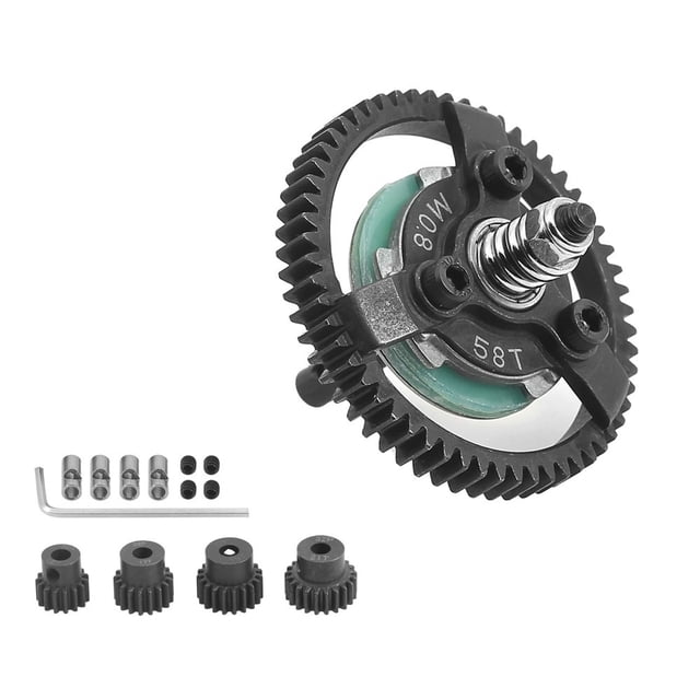 CNKOO Ensemble de Vitesses RC pour TRAXXAS 1/10 SLASH 2WD Voiture RC 0.8m
