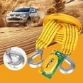 thumbnail image 2 of Rbaofujie Heavy-Duty Tow Strap With Hooks Strong Double Thickened Trailer Rope 2 Inches By 13 Feet Woven Polyester Webbing And 10000-Pound Capacity Tow Rope For Vehicles, 2 of 8