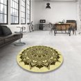 thumbnail image 4 of Ahgly Tapis Rectangulaire Lavable en Machine Intérieur Transitionnel Brun Bronze Foncé, 5 Pieds x 7 Pieds, 4 of 7