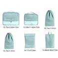 thumbnail image 3 of Dvkptbk Travel Backpack Packing Cubes for Travel, 6 Set Luggage Organizers with Shoe Bag, Electronics Bag, Cosmetics Bag, Compression Cells, Accessories Bags with Lightweight Fabric, 3 of 6