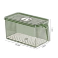 thumbnail image 2 of Pantry Organization and Storage,Plastic Storage Bins Refrigerator Organizer Bins - Clear Plastic Bins for Fridge, Freezer, Kitchen Cabinet, Pantry Organization and Storage, 2 of 8