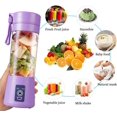 thumbnail image 2 of Jinsinto Portable Electric Juicer purple, 2 of 5