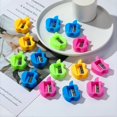 thumbnail image 2 of BUTASY Pencil Sharpener, Plastic Colored Pencil Sharpeners Manual, Compact Handheld Pencil Sharpener for Home Office Supplies(Random Color), 2 of 9