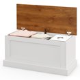 thumbnail image 1 of Gymax 35.5'' Storage Chest Lift Top Storage Box w/ Safety Hydraulic Strut & Metal Hinges, 1 of 10