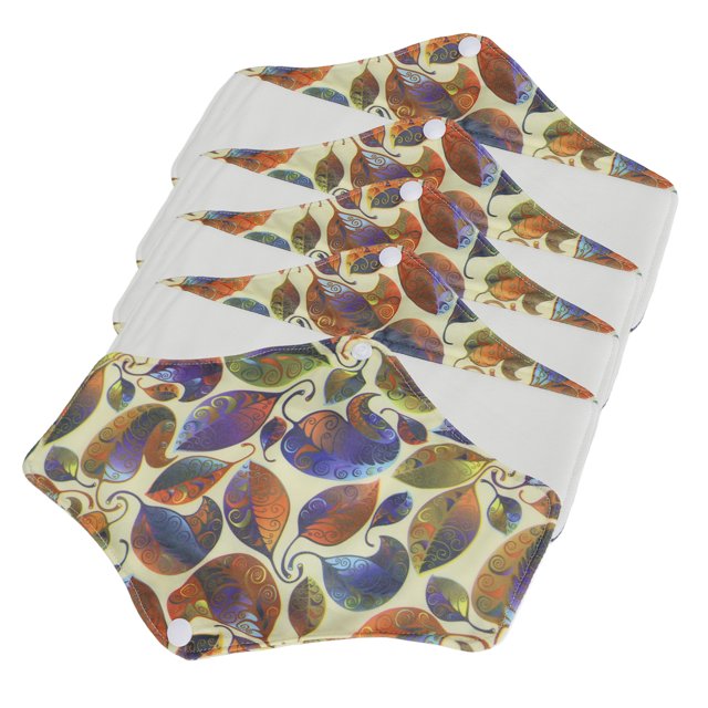 Washable Menstrual Pads, Waterproof Outer Layer Resuable Sanitary Towel for Menstrual Period