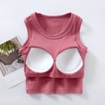 thumbnail image 4 of SwiftWear Womens U Back Sports Shaping Bras Padded High Neck Crop Workout Cotton Tank Tops, 4 of 6