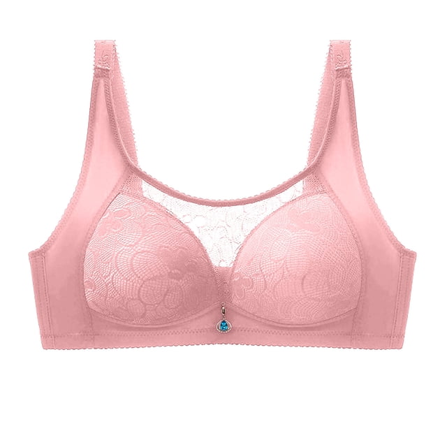 Soutien-gorge Mode Femme avec Nœud Imprimé Confortable Sans Armatures
