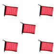 thumbnail image 3 of mmirethe Plongée Natation Cordon Mesh Sac de Stockage Plongée Tuba pour Engrenage Rouge 9 Pouces x 6,5 Pouces 5Set, 3 of 6