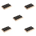 thumbnail image 2 of kurtrusly Wood Earring Card Holder w/ Tray Jewelry Display for Accessory 8 Pair Black 5Set, 2 of 6
