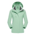 thumbnail image 1 of Qertyioot Plus Size Coat for Womens,Ladies Fleece Thickened Warm Hooded Reversible Jacket, 1 of 2