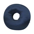 thumbnail image 2 of Tnarru Ear Piercing Pillow 30cm Comfortable Breathable Neck Support Removable Ergonomic Invisible Zipper O Shaped Side Sleepers Pillow navy blue, 2 of 8