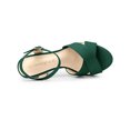 thumbnail image 4 of BLISSFUL STEP Women's Strap Platform Chunky Heel Slingback Sandals, 4 of 7