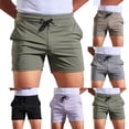 thumbnail image 1 of cllios Men's Workout Shorts 5.5'' Quick Dry Athletic Shorts Stretch Waist Drawstring Fitness Sports Shorts with Pockets Gym Running Shorts for Men, 1 of 8