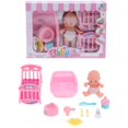 thumbnail image 2 of Baby Doll Bed Set,Baby Doll Bed Set Baby Doll Set Newborn Doll Bath Set Enhanced Features, 2 of 14