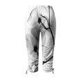 thumbnail image 5 of Pantalon Cargo pour Femmes à Coupe Décontractée par Generic TG, Capris Décontractés Noirs Unis, à Cordon, Raccourcis, Légers, 1 Unité, 5 of 5