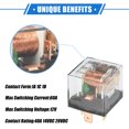 thumbnail image 3 of Unique Bargains 5 Pcs Waterproof Relay DC 12V 60A 4 Pin Relay Car Charge Case Universal Durable Plastic Transparent, 3 of 7