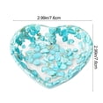 thumbnail image 3 of CQCYD Heart Shaped Resin Bowl, Transparent Jewelry Dish, Decorative Organizer For Rings Earrings, Beautiful Patterned Craft Display, Valentine's Day Gift, 3 of 7