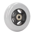 thumbnail image 1 of Heavy Duty Wheel, 6 Inch Grey Rubber Solid Tyre, Replacement Many Standard Wheelchairs Accessories For Wheelchair, Walker, Roller, Trolley, 1 of 8
