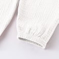 thumbnail image 4 of Birdeem Chemises pour Filles Mode Filles et Garçons Hauts Décontractés à Manches Longues Col Rond Col Bouton Ensembles de Pantalons Longs Unis, 4 of 9