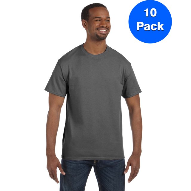 Hanes Men's Authentic-T T-Shirt - 5250T (Pack Of 10)