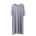 thumbnail image 1 of Birdeem Robes for Men Cotton Pajama Mens Loose V-Neck Solid Color Thin Home Pajama, 1 of 1