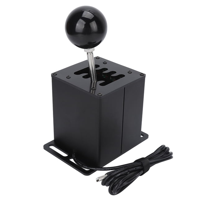 Levier de Vitesses Simulateur USB pour Jeux de Course ATS ETS Dust WRC, Levier de Vitesses 7 R H pour Volant T300RS GT PC, Brancher et Jouer
