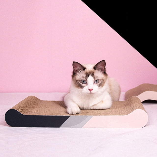 Planche à Griffer pour Chat, Meulage de Griffes, Papier Ondulé, Jouet pour Chat, Tapis à Griffer pour Chat