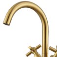 thumbnail image 3 of Ancona Prima Colori Single Hole Double Cross Handle Bathroom Faucet, 3 of 6