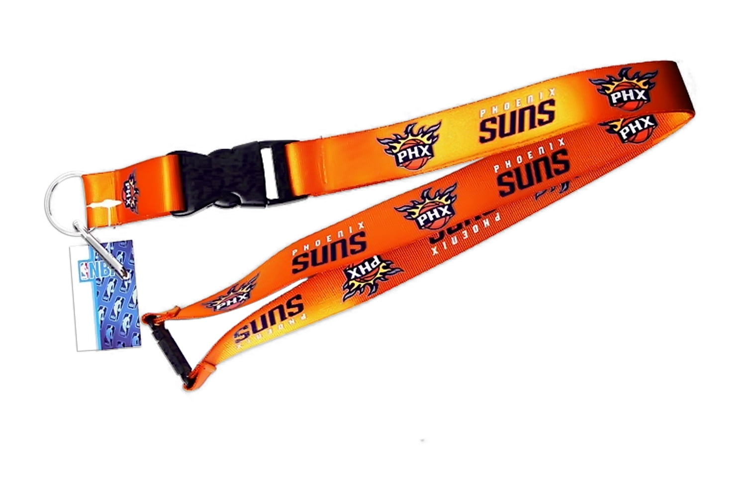 NBA Phoenix Suns Porte-Billets avec Lanière à Clip et Porte-Clés - Orange