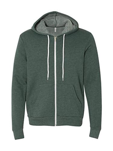 Bella 3739 Unisex Poly-Cotton Fleece Full-Zip Hoodie