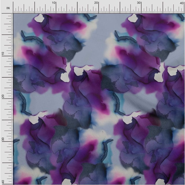 oneOone Viscose Jersey Fabric Texture Panel Decor Fabric Printed BTY 60 Inch Wide