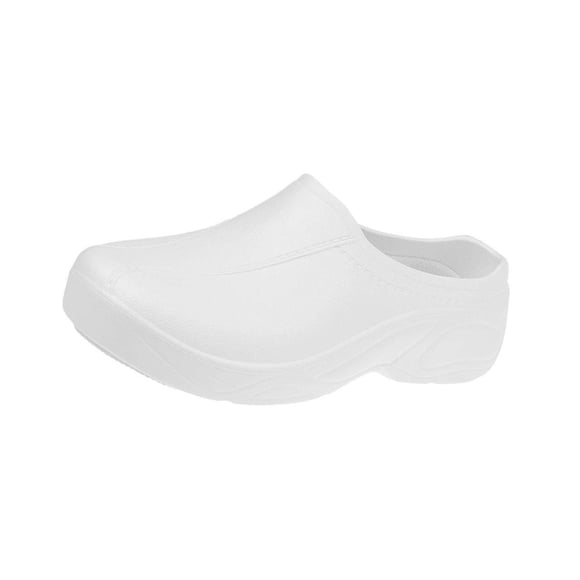 Men Women Cook Nursing Shoes Ultralite Nurse Shoes Clogs Strapless 38 White