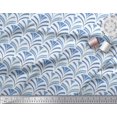 thumbnail image 3 of Soimoi Moss Georgette Fabric Scales Geometric Print Fabric by the Yard 42 Inch Wide, 3 of 3
