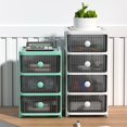 thumbnail image 5 of Storage Box Dust-proof Buckles Design  Dresser Jewelry Pens Makeup Holder, 5 of 5