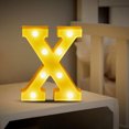 thumbnail image 4 of TopLLC Christmas Decor LED Letter Lights Sign Light Up For Home Party Wedding Decoration Light Up Letters Alphabet Letter Sign Battery Powered For Christmas Birthday Party Decoration warning light, 4 of 5