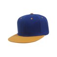 thumbnail image 1 of Top Headwear Flat Bill Adjustable Snapback Cap - Royal/Gold, 1 of 2