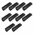 thumbnail image 1 of Decodeary 10pieces Set Office Rubber Mountable ,Ensuring Organization Alloy Office Essential Clips With Handle Stationery 10CM no rubber, 1 of 6